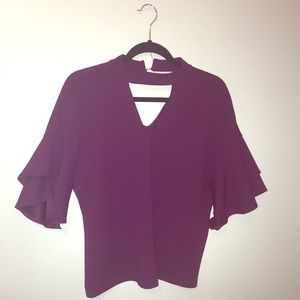 Purple blouse